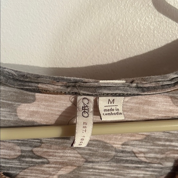 Cato Camo Print Tee with Flag Pocket - Picture 2 of 5